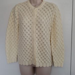 Vintage Cuddle Knit Cardigan Size M